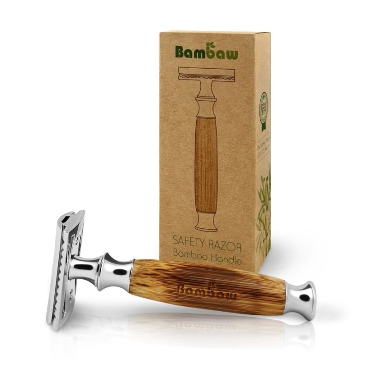 Rasoir de sûreté en bambou, pour hommes et femmes - Bambaw