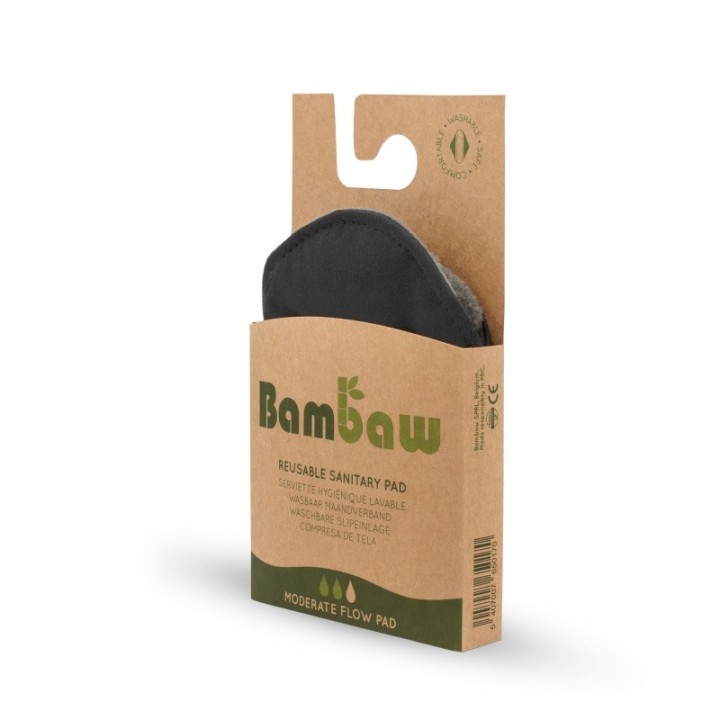 Waschbare Damenbinden aus Bambus - Medium Fluss - Bambaw