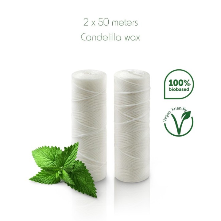 Filo interdentale naturale - 2x ricarica 50m - Bambaw