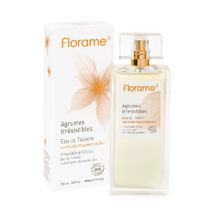 Eau de Toilette aux huiles essentielles Bio, Unwiderstehliche Zitrusfrüchte - 100ml - Florame