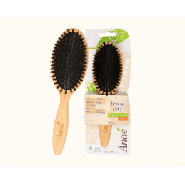 Flachpinsel aus Buche, mit Latexkissen und mit Wildschweinhaaren - 22cm - Anaé