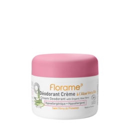 Déodorant crème hypoallergénique à l'Aloe Bera Bio - 50g - Florame