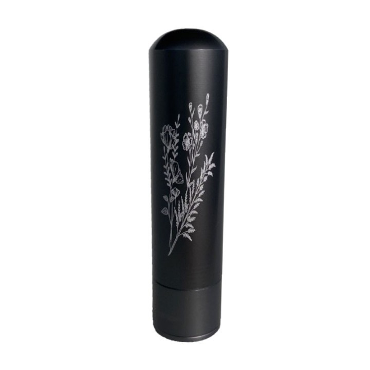 Inhalateur d'huiles essentielles INALIA en aluminium, avec mèche en coton, Gris - 1pce - InnoBiz
