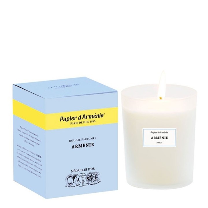 Candela in cera vegetale e stoppino di cotone, Armenia - 220g, circa 50h di combustione - Papier d'Arménie®
