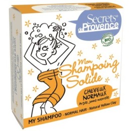 Mein festes Shampoo für normales Haar mit gelbem Ton - 85g - Secrets de Provence