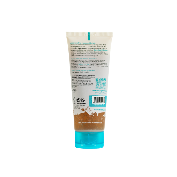 Bio-Sanftes Peeling - Reinigt, reinigt, verfeinert die Poren - 75ml - Lady Green