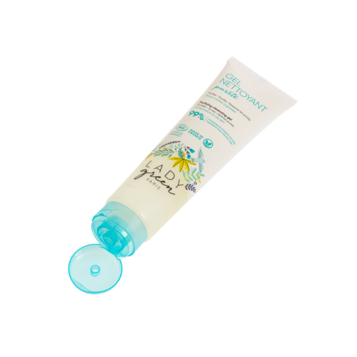 Purezza Gel detergente - Purifica, tonifica, restringe i pori - 150 ml - Lady Green