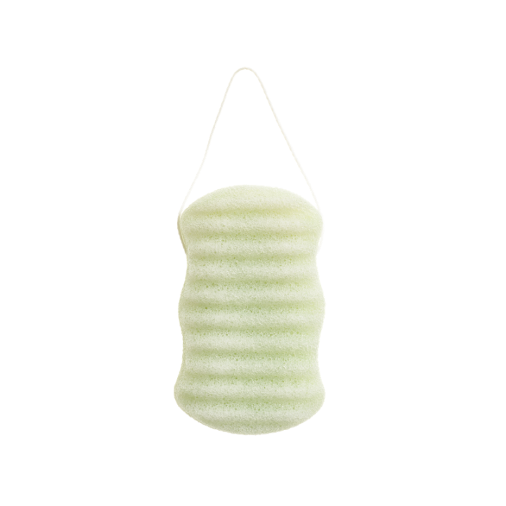 Spugna per il corpo Konjac con Aloe vera - Purifica, esfolia, restringe i pori - Lady Green