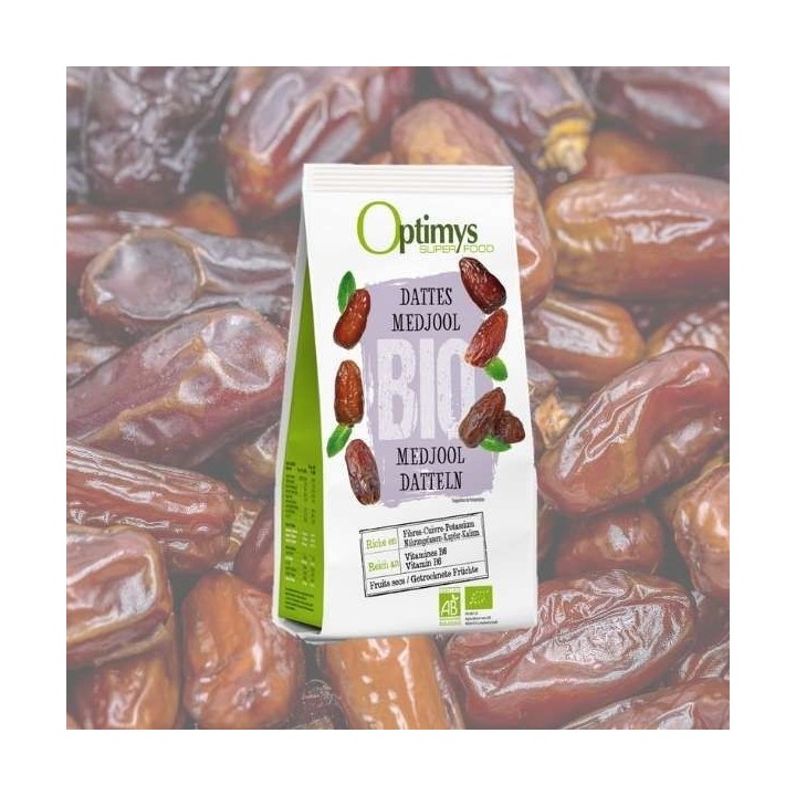 Dattes Medjool Bio, la plus généreuse des dattes - 270g - Optimys