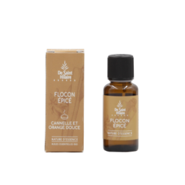 Biologischer ätherischer Ölkomplex zur Diffusion, Gewürzte Flocke - 30ml - De Saint-Hilaire
