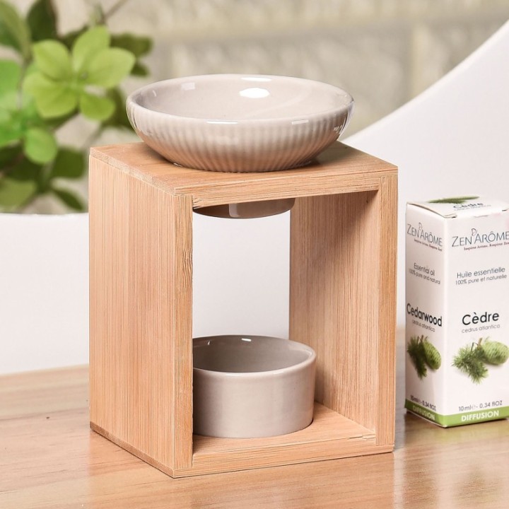 Bruciatore di profumo di candela, Naturéa YONA - ZEN'Arôme