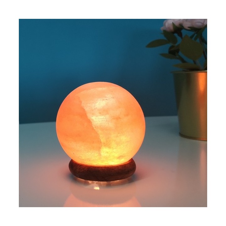 Himalaya-Salzkristall-Lampe (USB-LED), SHPERE - ZEN'Arôme
