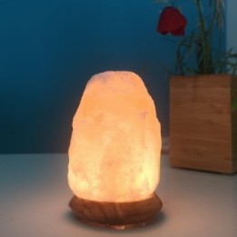 Lampe en cristal de sel de l'Himalaya (USB LED), Sphère - ZEN'Arôme