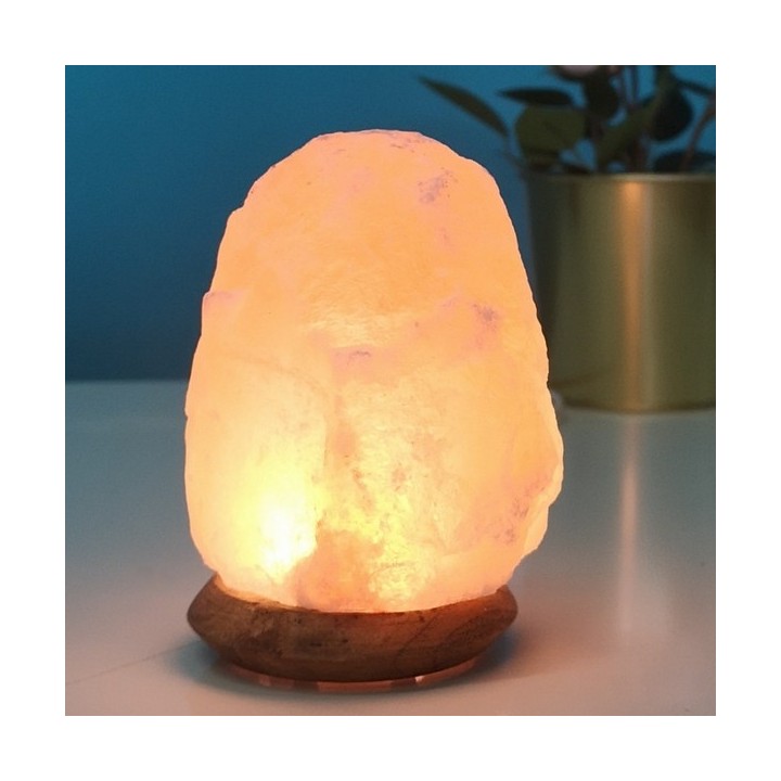Lampe en cristal de sel de l'Himalaya (USB LED), ROCK - ZEN'Arôme