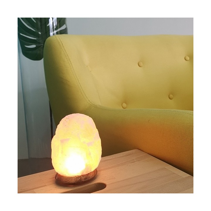 Lampe en cristal de sel de l'Himalaya (USB LED), ROCK - ZEN'Arôme