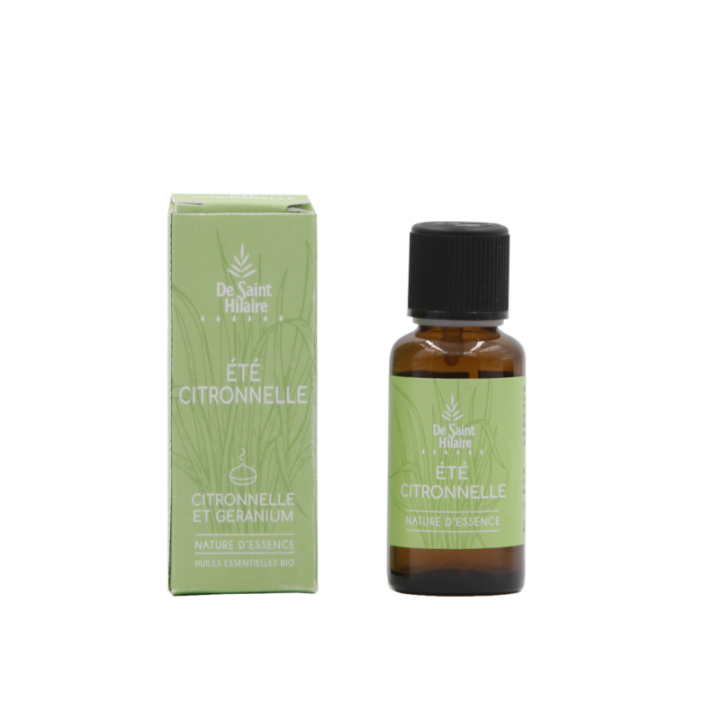 Complexe d'huiles essentielles BIO pour diffusion, Été Citronnelle - 30ml - De Saint-Hilaire