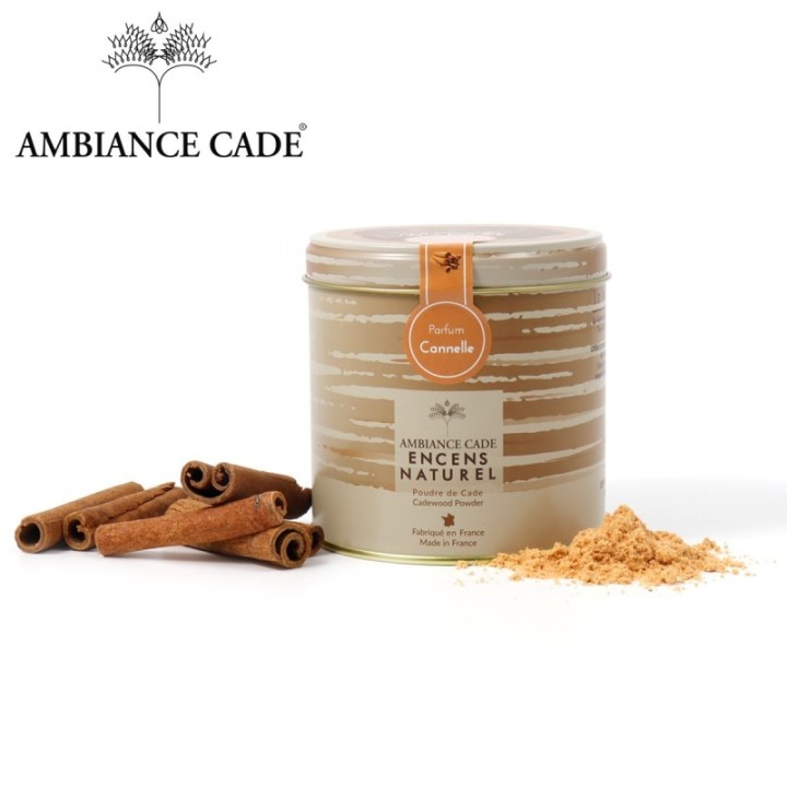 Poudre de Bois de Cade à la cannelle (Encens naturel) - 90gr - Ambiance Cade