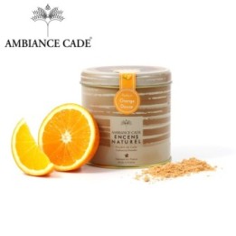 Natürliches Cade-Holzpulver mit Orange (Natürlicher Weihrauch) - 90gr - Ambiance Cade