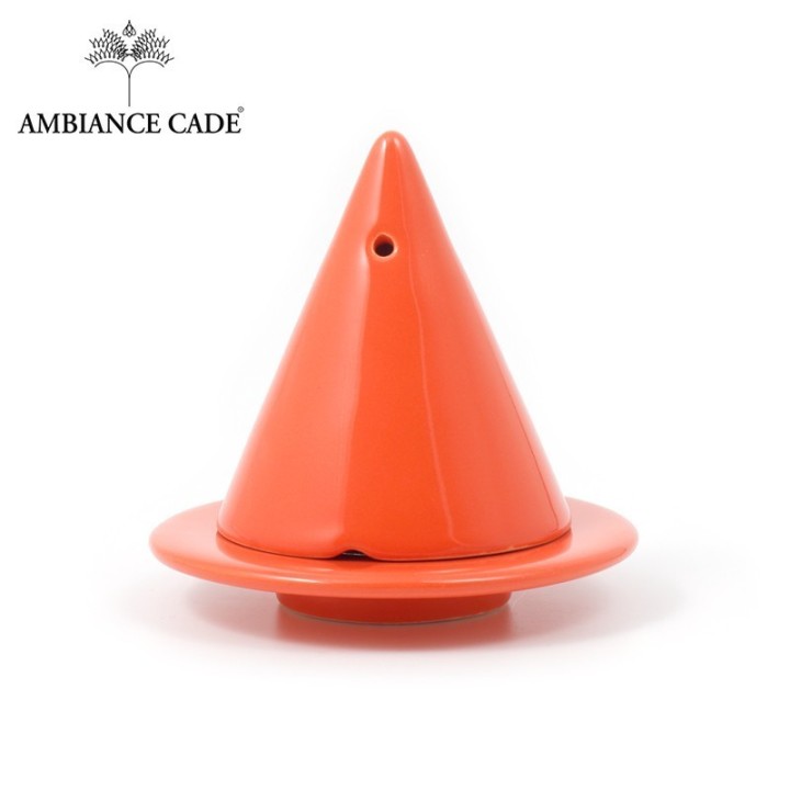 Merlin-Lampe zum Verbrennen von Kade-Holz, Orange - Ambiance Cade