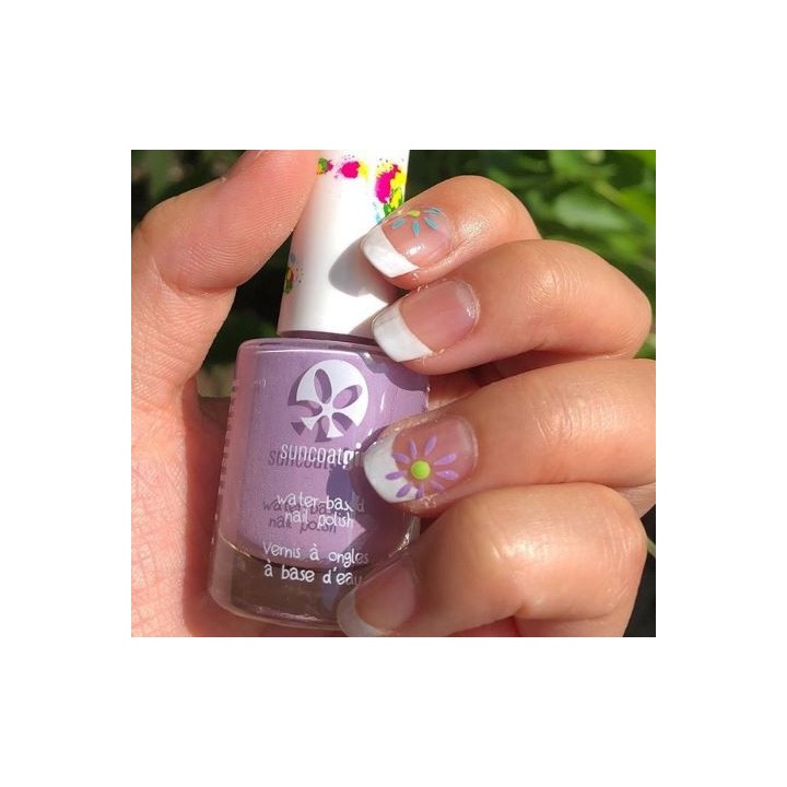 Smalto per unghie per bambini a base d'acqua, senza solventi, pelabile - Apple Blossom, hot pink - 9ml - SuncoatGirl