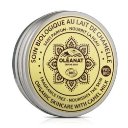 Baume de soin BIO au lait de chamelle pour visage et corps, sans parfum - 50ml - Oléanat