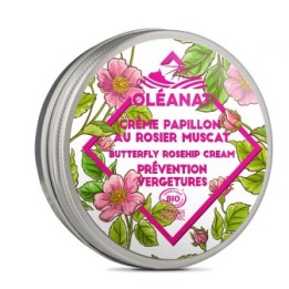 Crema farfalle con Rosa Moscato Biologica, Cicatrici e Smagliature - 50ml - Oléanat