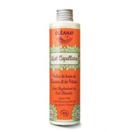 Latte biologico per capelli con olio di Alloro e Pataua, lenitivo e idratante - 200ml - Oléanat