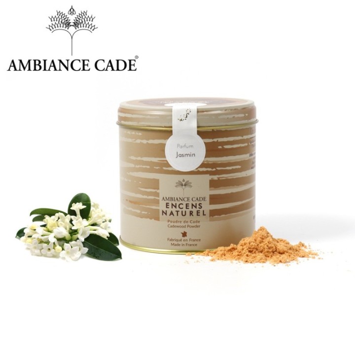 Polvere di legno naturale di Cade con gelsomino (incenso naturale) - 90gr - Ambiance Cade
