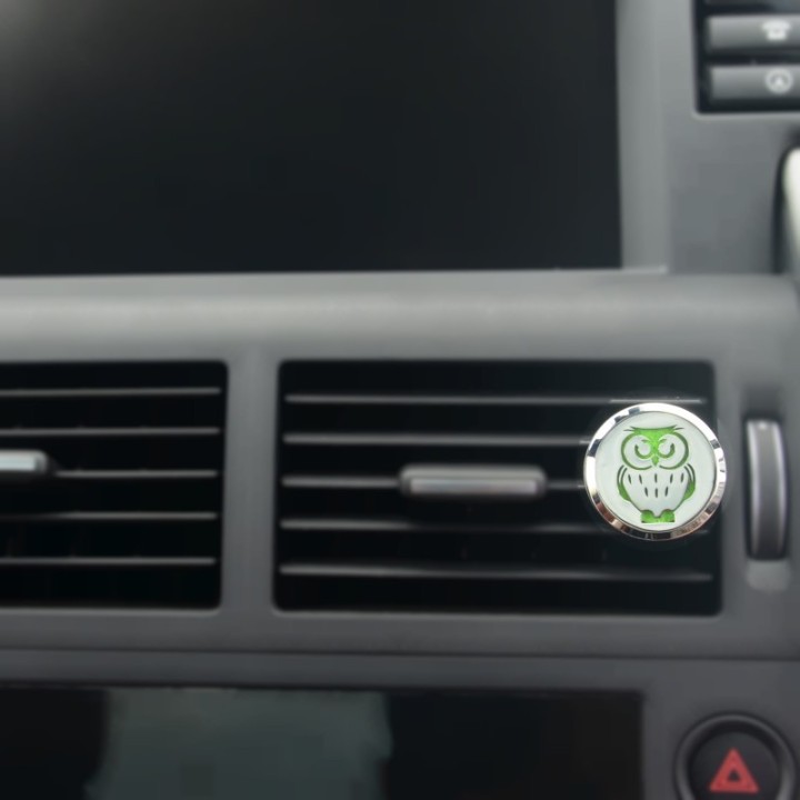 Clip'Arôme - Diffuseur d'huiles essentielles pour voiture - Chouette - ZEN'Arôme