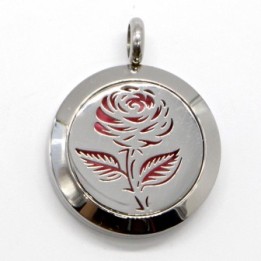 Bracciale in acciaio inossidabile per aromaterapia, SOLI ROSE - ZEN'Arôme