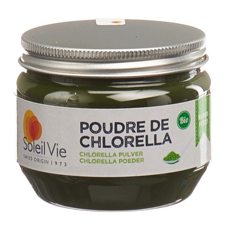 Bio Chlorella Pulver, Die Alge, die den Körper unterstützt - 120g - Soleil Vie