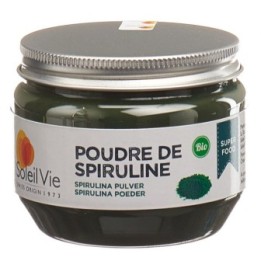 Poudre de Spiruline Bio, L'énergie et le tonus multi-usage - 130g - Soleil Vie