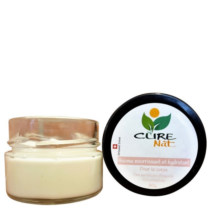 Balsamo corpo nutriente e idratante, Naturale e artigianale - 80g - Curenat