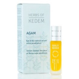Agam - Siero contorno degli occhi e labbra alle piante - 10ml - Kedem