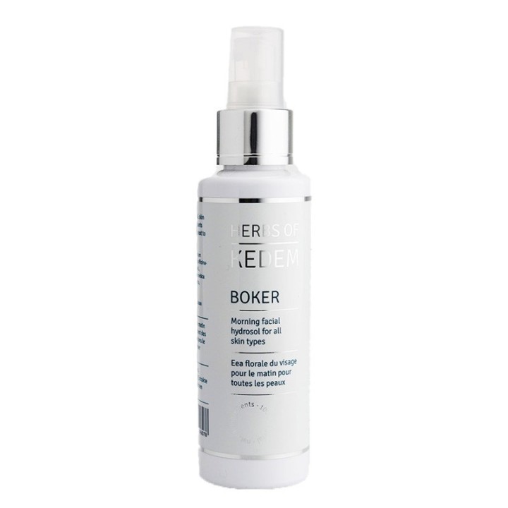 BOKER, Eau florale tonique du visage pour le matin - Les herbes de Kedem - 250ml