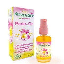 Rose d’Or - Natives Bio-Hagebuttenöl + Bio-Immortelle - 30ml - Mosqueta's