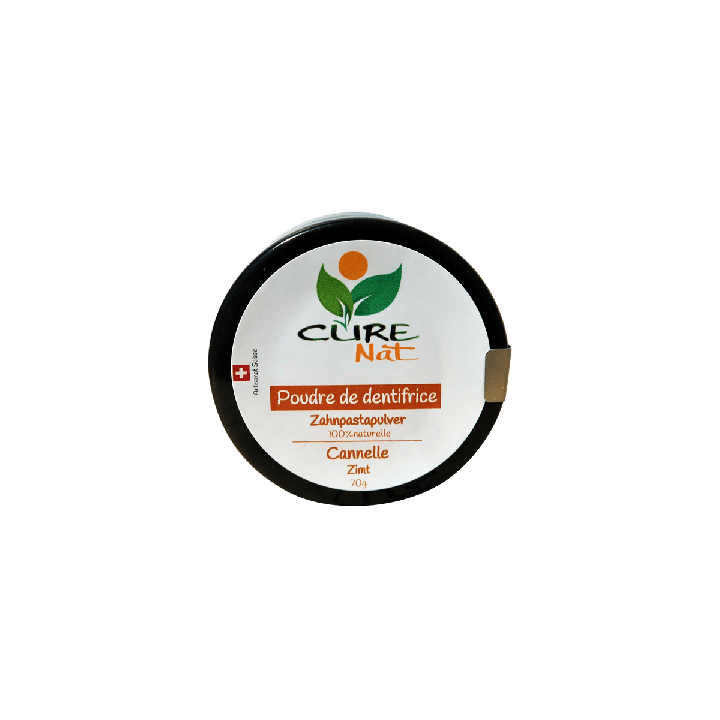Dentifrice naturel en poudre - Cannelle - 70g - Curenat