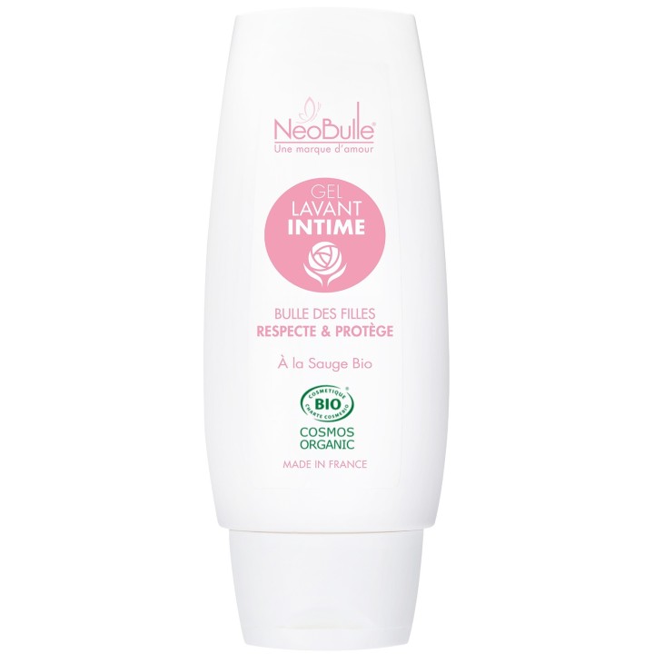 Gel detergente intimo biologico, bolla di salvia per ragazze - 150ml - NéoBulle