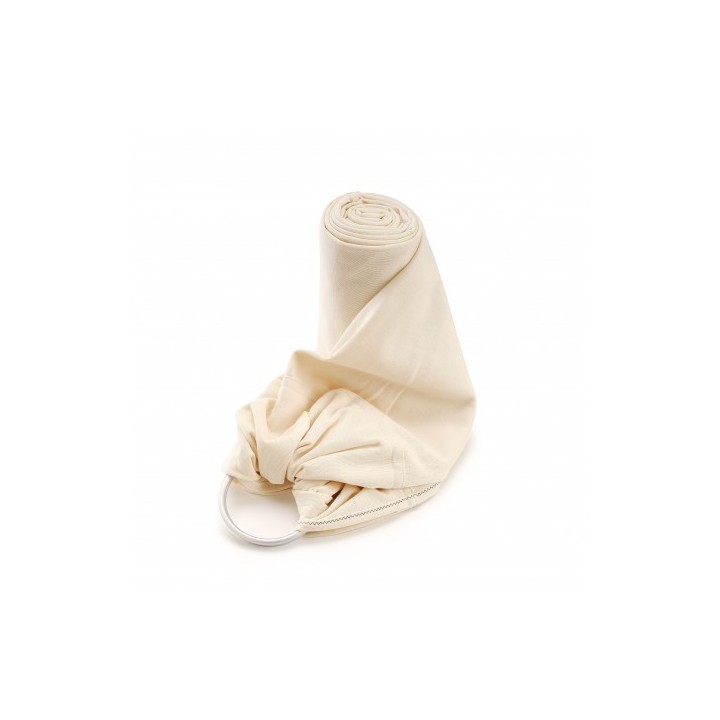 Babytragetuch aus Bio-Baumwolle ohne Knoten - My SLING Jersey , Ecru - NéoBulle