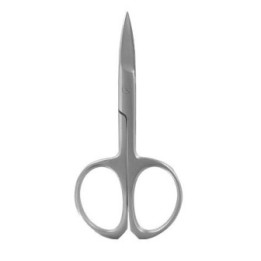 Forbici per cuticole, acciaio riciclabile spazzolato - 10cm - JCH Respect