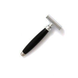 Rasoir de Sécurité en bois d'Ébène & inox - Gentleman Barbier