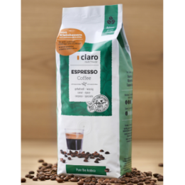 Café BIO & Equitable en grains Espresso - 500g - Claro