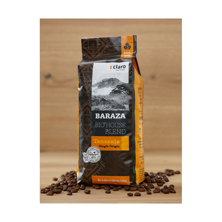 Café BIO & Equitable en grains Baraza (Arabica & Robusta) - 500g - Claro