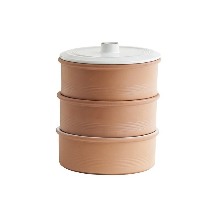 Vassoio di germinazione in terracotta con 3 livelli, germinazione facile e naturale - Ah! Table!