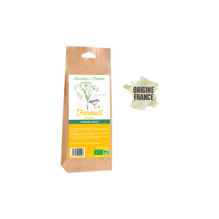 Semi di finocchio bio - 50g - L'Herbier de France