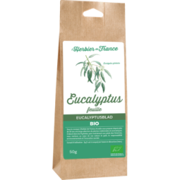 Feuilles d'Eucalyptus Globulus BIO - 50g - L'Herbier de France