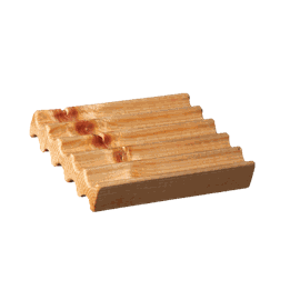 Handgefertigter Seifenhalter aus Arolla-Holz - 9x7cm - Zizan!a