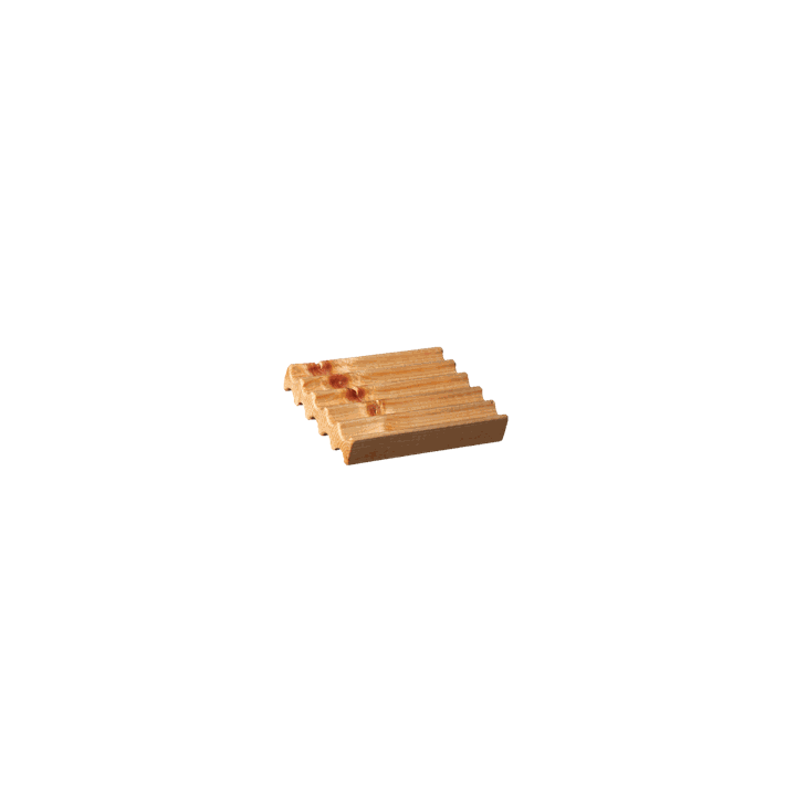 Porte- savon est fabriqué à la main en bois d'Arolle - 9x7cm - Zizan!a